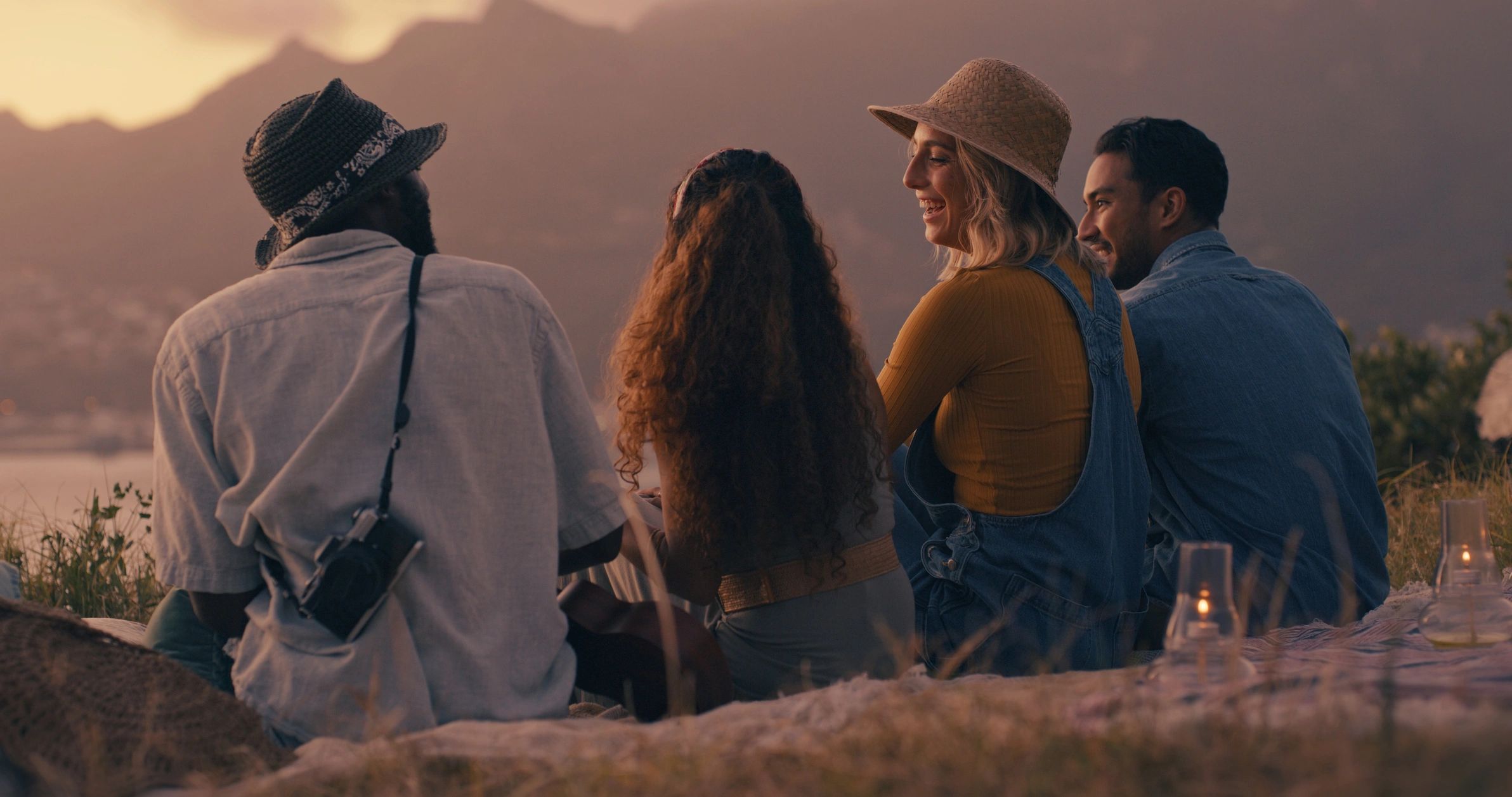 diverse friends sunset documentary